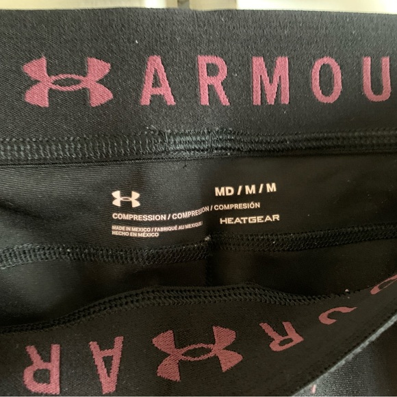 Under Armour HeatGear Ankle Crop Leggings size M - Picture 3 of 4